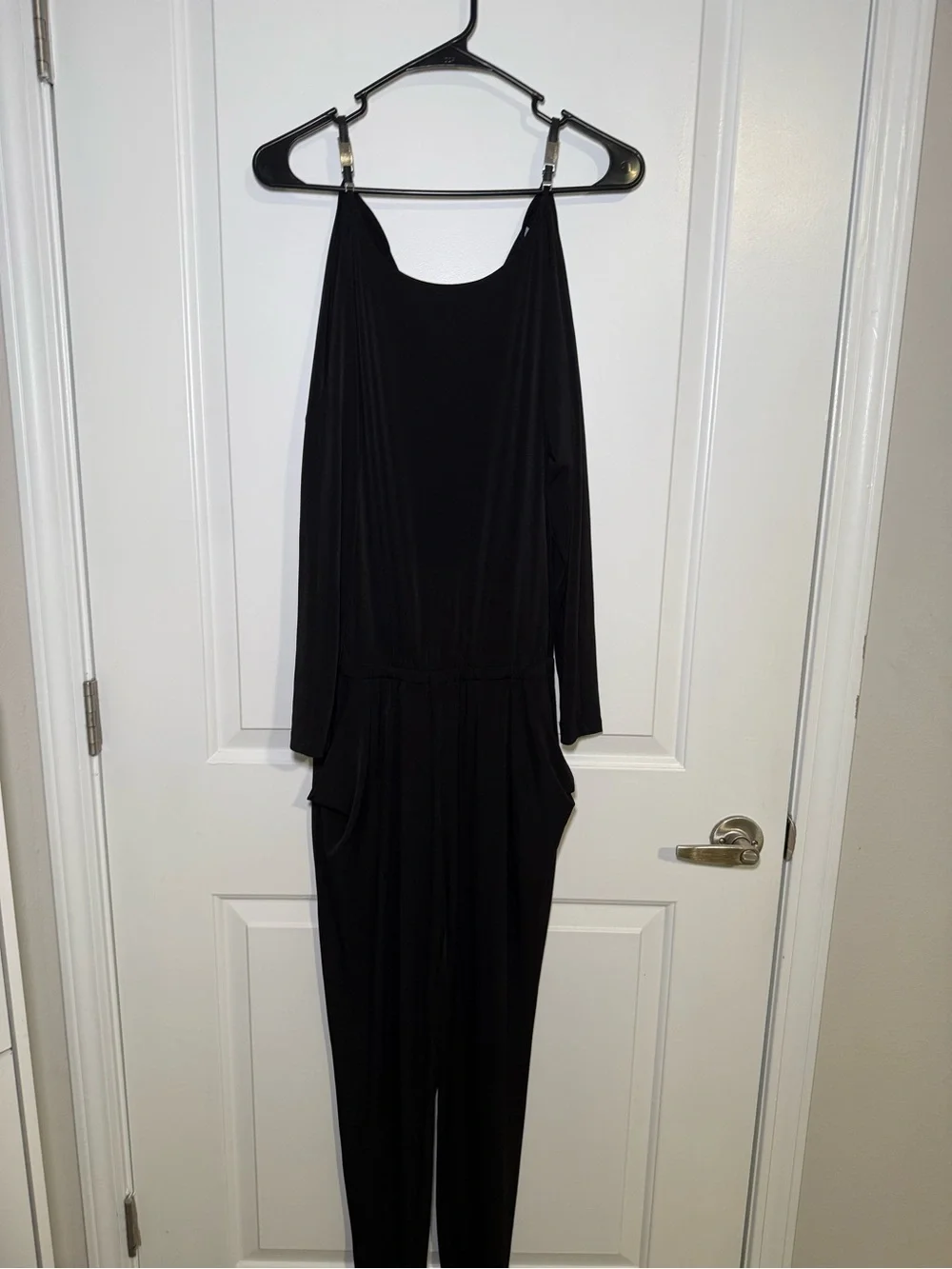 Michael Kors Black Long-Sleeve Jumpsuit